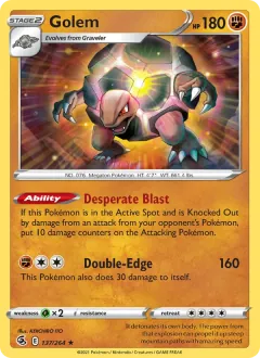 Golem, Fusion Strike 137/264