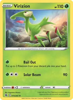 Virizion, Fusion Strike 15/264