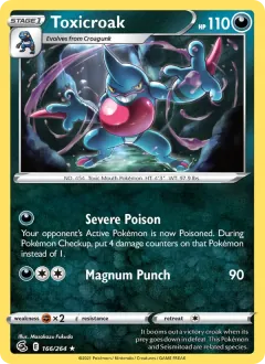 Toxicroak, Fusion Strike 166/264