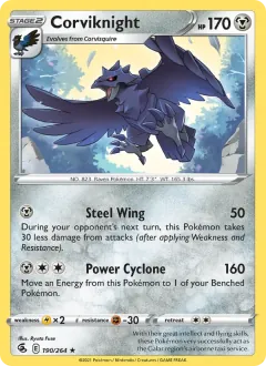 Corviknight, Fusion Strike 190/264