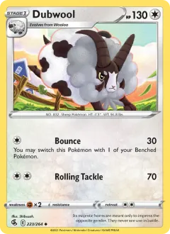 Dubwool, Fusion Strike 223/264