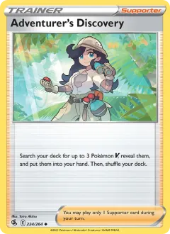 Adventurer's Discovery, Fusion Strike 224/264
