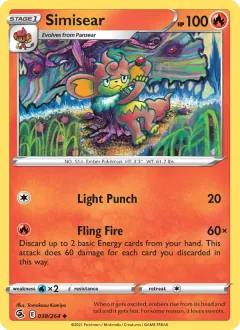 Simisear, Fusion Strike 38/264