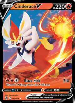 Cinderace V, Fusion Strike 43/264