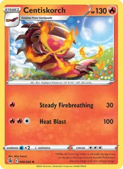 Centiskorch, Fusion Strike 49/264
