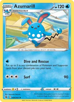 Azumarill, Fusion Strike 59/264