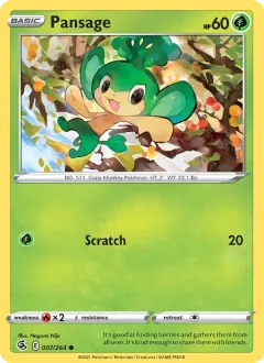 Pansage, Fusion Strike 7/264