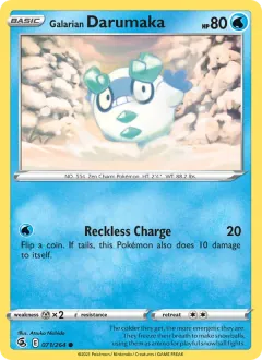 Galarian Darumaka, Fusion Strike 71/264