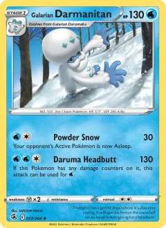 Galarian Darmanitan, Fusion Strike 72/264