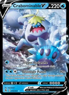 Crabominable V, Fusion Strike 76/264