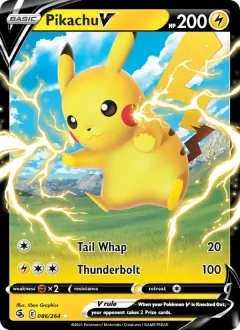 Pikachu V, Fusion Strike 86/264