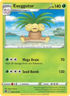 Exeggutor, Brilliant Stars 002/172
