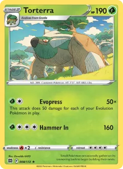 Torterra, Brilliant Stars 008/172