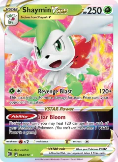 Shaymin VSTAR, Brilliant Stars 014/172