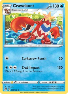 Crawdaunt, Brilliant Stars 033/172