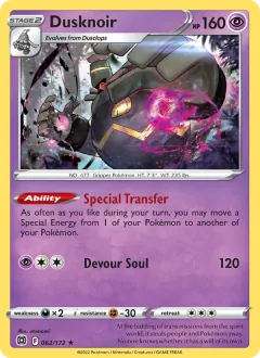Dusknoir, Brilliant Stars 062/172