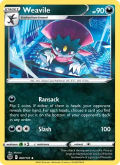 Weavile, Brilliant Stars 087/172