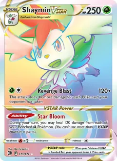 Shaymin VSTAR, Brilliant Stars 173/172