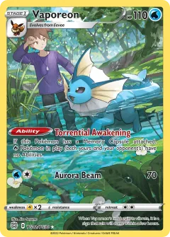 Vaporeon, Brilliant Stars Trainer Gallery TG02/30