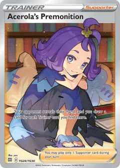 Acerola's Premonition, Brilliant Stars Trainer Gallery TG24/30