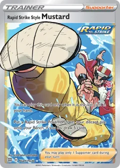 Rapid Strike Style Mustard, Brilliant Stars Trainer Gallery TG27/30