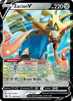 Zacian V, SWSH Black Star Promos SWSH018/307