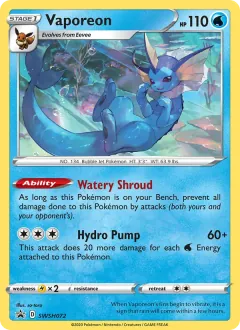 Vaporeon, SWSH Black Star Promos SWSH072/307