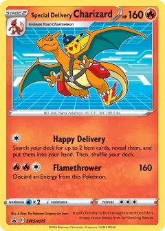 Special Delivery Charizard, SWSH Black Star Promos SWSH075/307
