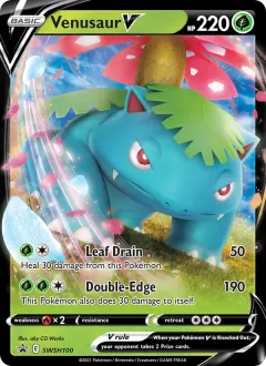 Venusaur V, SWSH Black Star Promos SWSH100/307