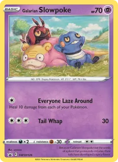 Galarian Slowpoke, SWSH Black Star Promos SWSH126/307
