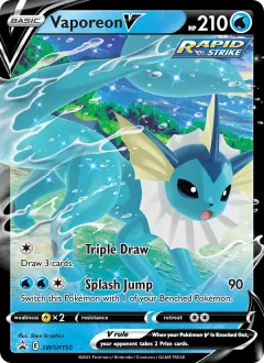 Vaporeon V, SWSH Black Star Promos SWSH150/307