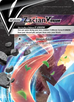 Zacian V-UNION, SWSH Black Star Promos SWSH163/307
