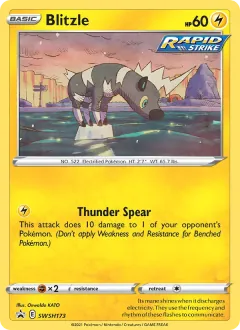 Blitzle, SWSH Black Star Promos SWSH173/307