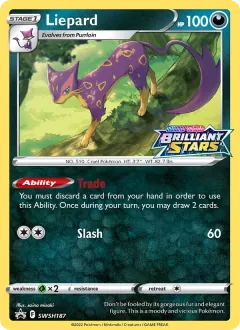 Liepard, SWSH Black Star Promos SWSH187/307