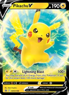 Pikachu V, SWSH Black Star Promos SWSH198/307