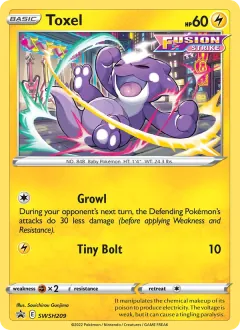 Toxel, SWSH Black Star Promos SWSH209/307