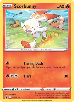Scorbunny, SWSH Black Star Promos SWSH244/307