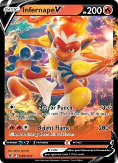 Infernape V, SWSH Black Star Promos SWSH252/307