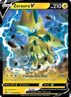 Zeraora V, SWSH Black Star Promos SWSH263/307