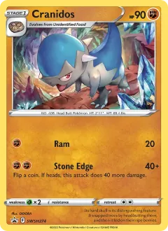 Cranidos, SWSH Black Star Promos SWSH274/307