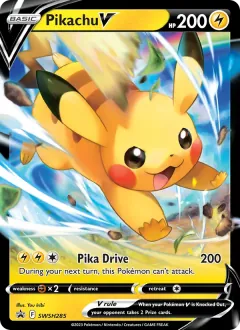 Pikachu V, SWSH Black Star Promos SWSH285/307