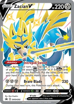 Zacian V, SWSH Black Star Promos SWSH292/307