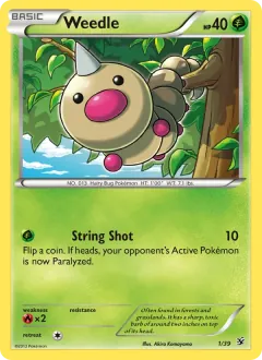Weedle, Kalos Starter Set 1/39
