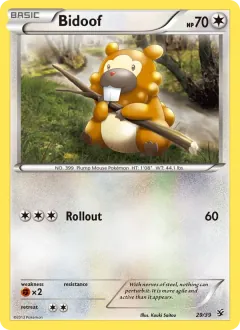 Bidoof, Kalos Starter Set 29/39