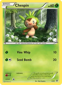 Chespin, Kalos Starter Set 3/39