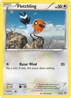 Fletchling, Kalos Starter Set 31/39