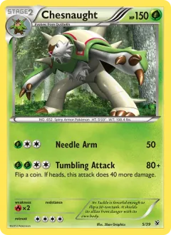 Chesnaught, Kalos Starter Set 5/39