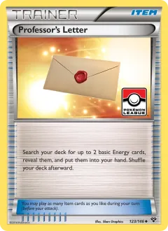 Professor's Letter, XY 123/146