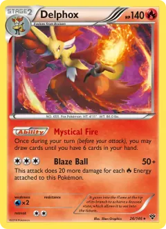 Delphox, XY 26/146
