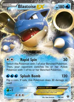Blastoise EX, XY 29/146
